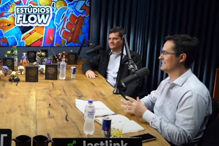 Moro encontra Deltan em podcast e diz rejeitar barganha para integrar STF ou governo Bolsonaro