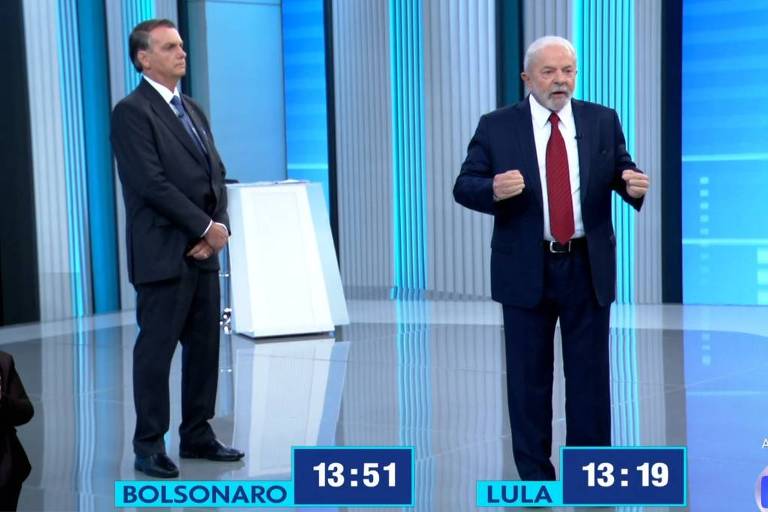 Lula e Bolsonaro trocam acusações sobre corrupção e disputam economia em debate truncado