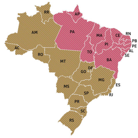 mapa de apuração eleições 2022 às 18h08 chamada 1x1