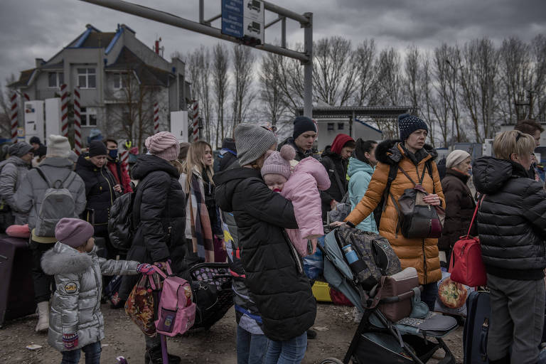 Refugiados da Ucrânia em Palanca, na Moldova
