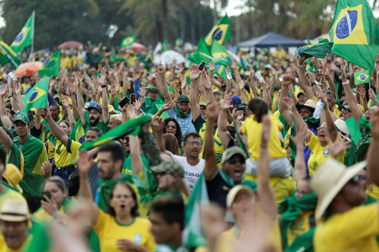 Veja foto de protestos antidemocráticos 