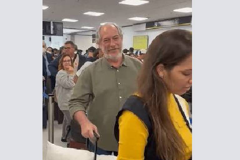 Ciro Gomes é hostilizado em aeroporto de Miami