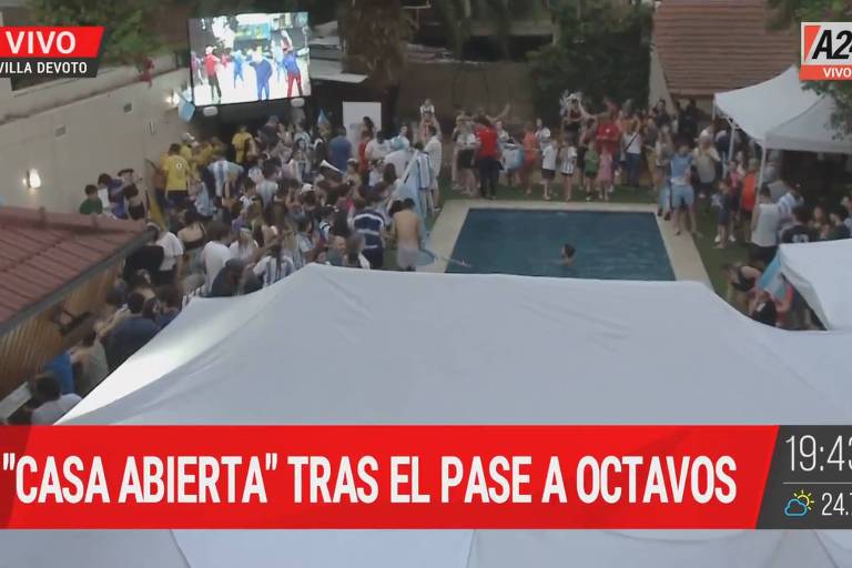 Casa de Maradona é aberta para torcida assistir Argentina na Copa