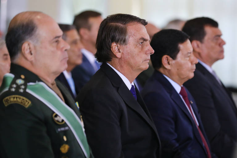 O presidente Jair Bolsonaro em 2022