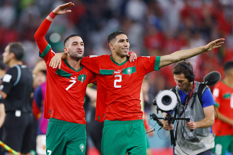 Marrocos avança na Copa com fórmula europeia de times multiétnicos