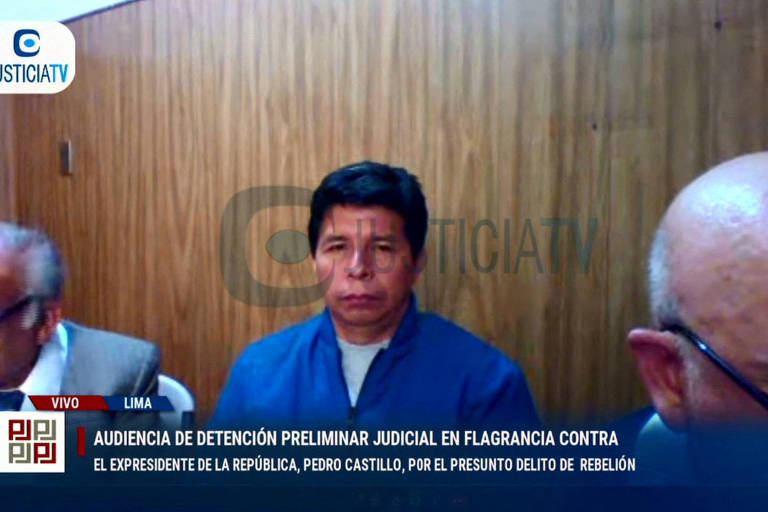 Justiça do Peru decreta 18 meses de prisão preventiva para Pedro Castillo