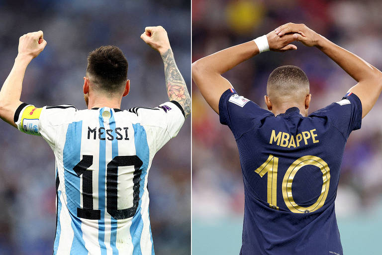 Messi e Mbappé se encontram em revanche de 2018, agora na final da Copa