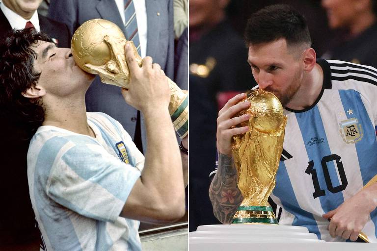 Conquista da Copa do Mundo faz Messi ser maior que Maradona