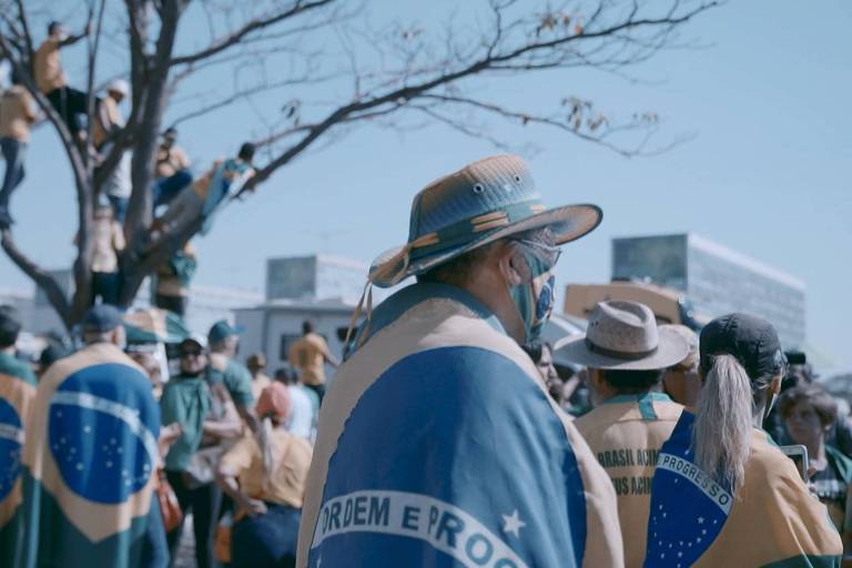 Cena da série documental 'extremistas.br', sobre a ascensão dos movimentos radicais no Brasil