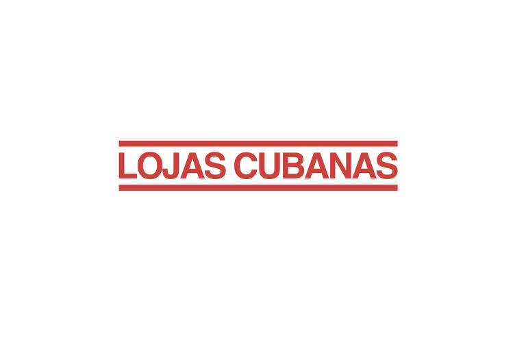 Sobre un fundo branco há o logo das Lojas Americanas alterado para Lojas Cubanas.