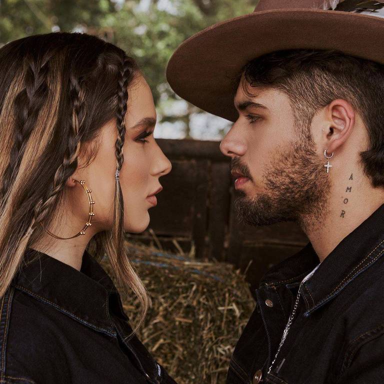 O casal Virginia e Zé Felipe