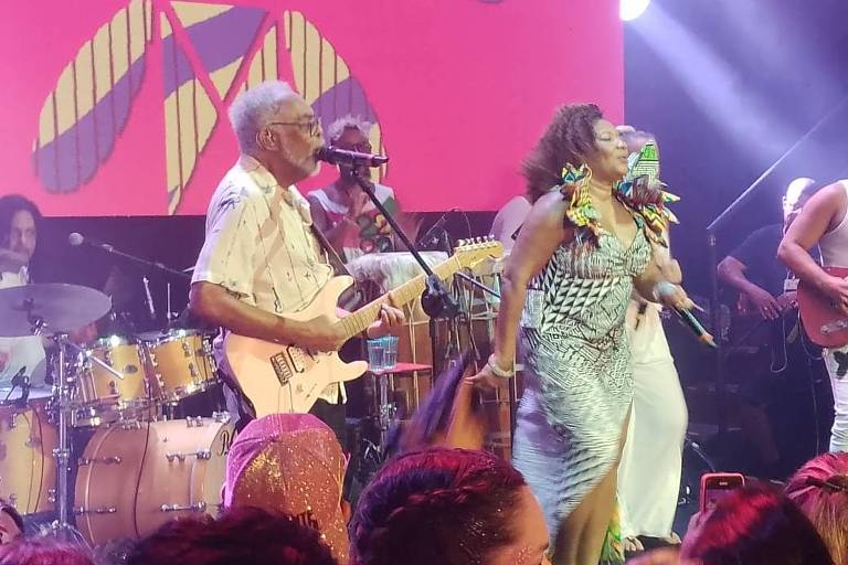 Margareth e Gilberto Gil fazem 