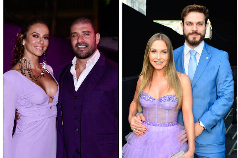 Casamento de Carol Sampaio reúne famosos na Sapucaí; veja looks e bastidores