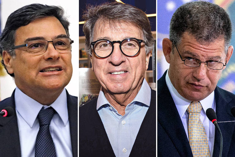 Eduardo Gussem, Paulo Marinho e Gustavo Bebianno