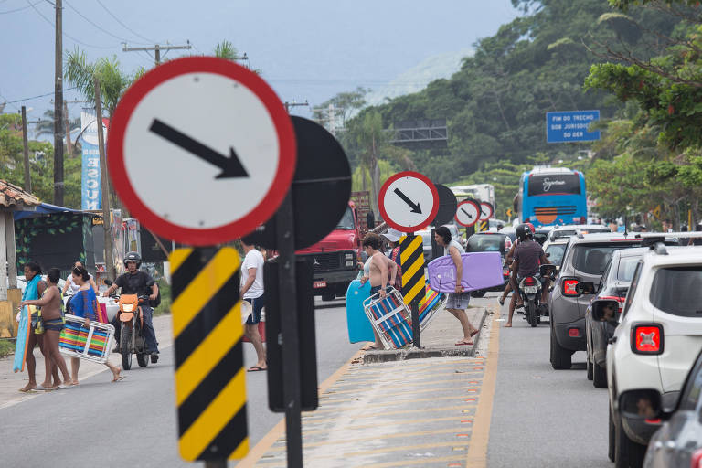 Empresa de pagamento de pedágio aponta movimento recorde no Carnaval no litoral norte de SP