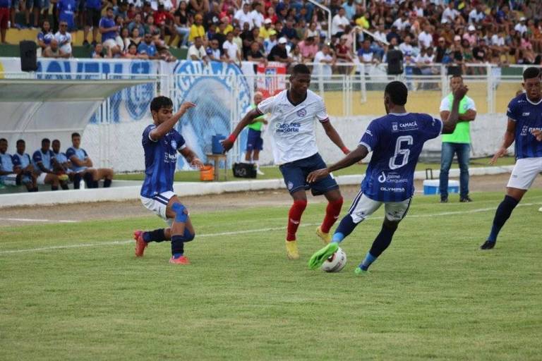 Lance de Itabuna 4 x 0 Bahia, em 26.fev.23