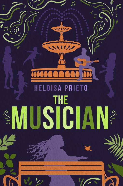 Capa do livro "The Musician", de Heloisa Prieto