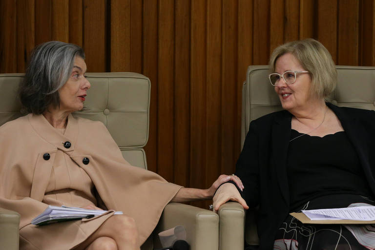 As ministras do STF Cármen Lúcia (à esq.) e Rosa Weber (à dir.)