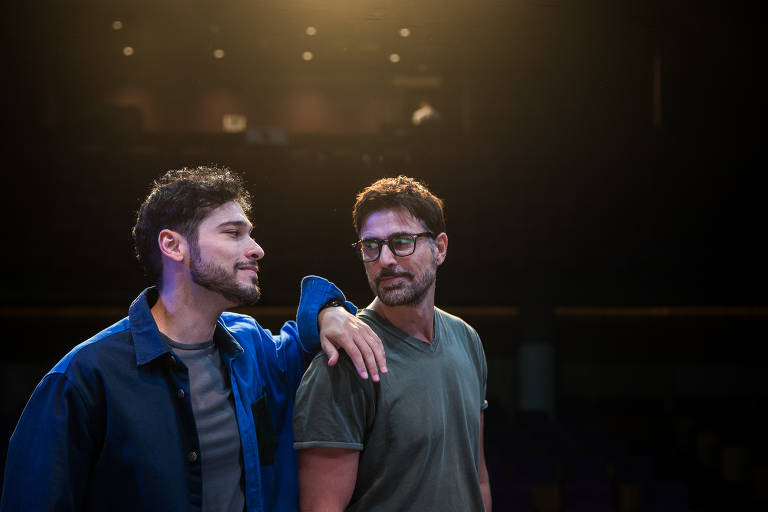 Reynaldo Gianecchini e Bruno Fagundes em 'A Herança'