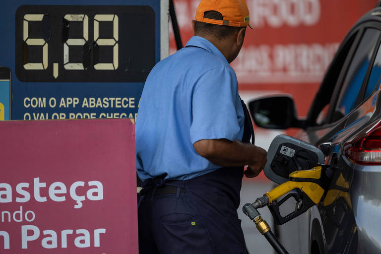 Posto de gasolina na zona oeste de São Paulo