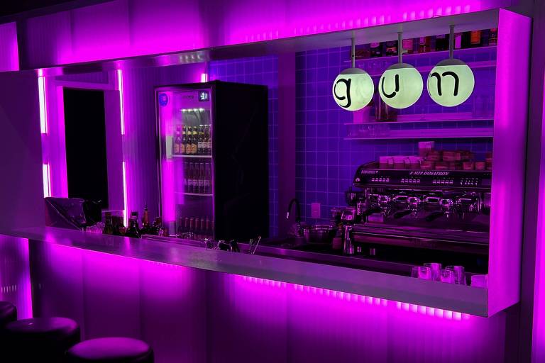 Ambiente do Gum, novo bar na Santa Cecília, em mesmo prédio do Mug