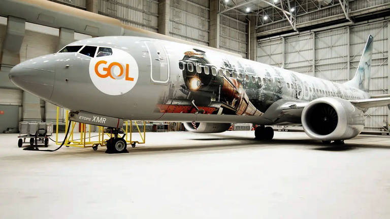 Avião temático do Harry Potter leva passageiros da Gol a Orlando 