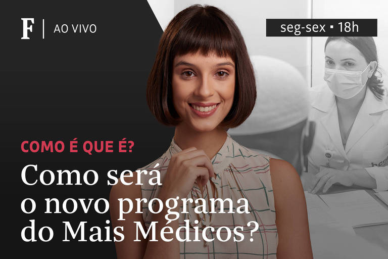 TV Folha explica ao vivo o novo programa Mais Médicos