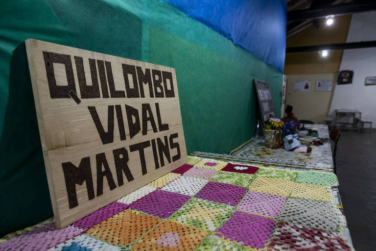 placa mostra nome de comunidade quilombola