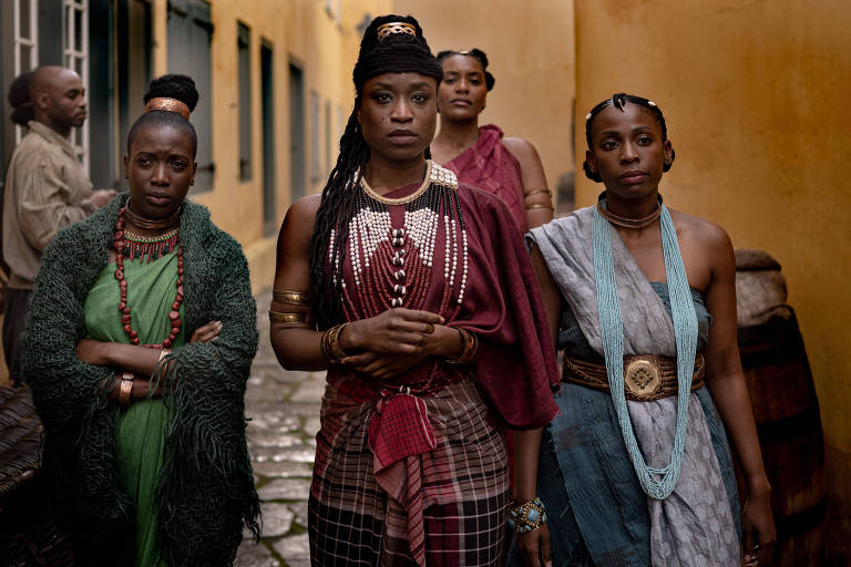 Cena da série "Rainhas Africanas: Nzinga", da Netflix