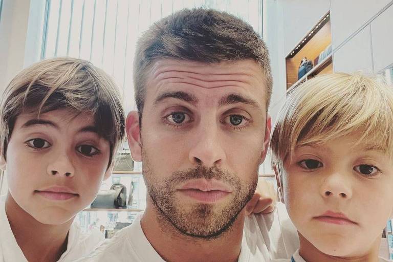 Entenda por que Piqué teria decidido passar menos tempo com os filhos que tem com Shakira