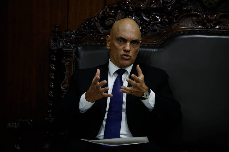 O presidente do TSE (Tribunal Superior Eleitoral), Alexandre de Moraes