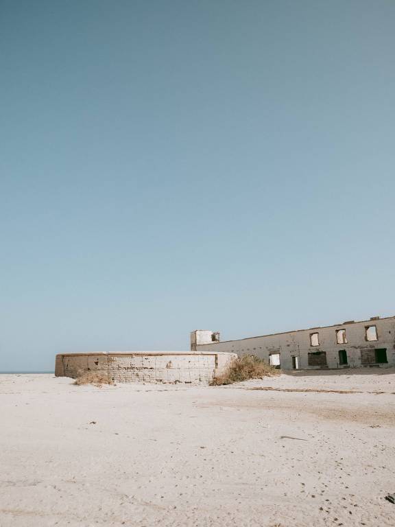 Construção na cidade de Berbera, na Somalilândia