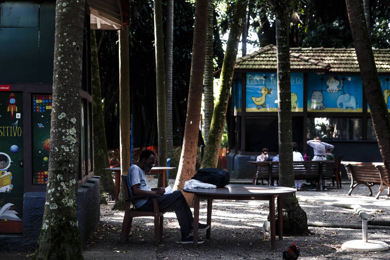 Imagens do parque da Água Branca, na zona oeste de São Paulo