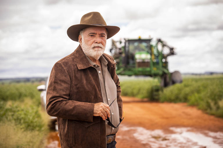 Tony Ramos como Antônio La Selva em cena de 'Terra e Paixão'