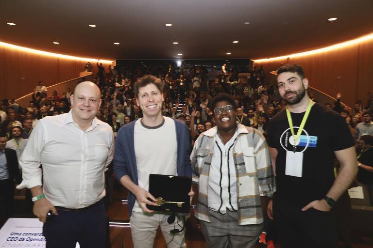 Desde o lançamento do ChatGPT, Sam Altman compareceu em evento no Brasil uma vez