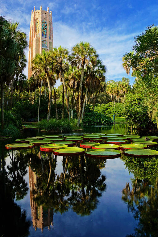 Jardins da Bok Tower, na Flórida Central