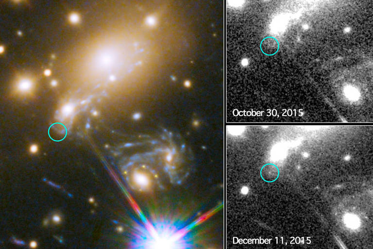 Replay de supernova revela taxa de expansão do Universo