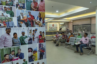 The Newlife Fertility Center in Siliguri, West Bengal, India, on April 29, 2023. (Smita Sharma/The New York Times)