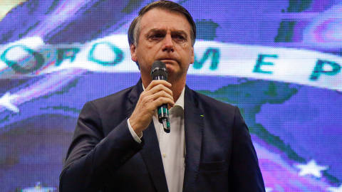 RIO DE JANEIRO ,26.05.2019 ,Presidente Jair  Bolsonaro e a primeira-dama Michele Bolsonaro recebem a bênção pelo pastor pastor Josué Valandro. em culto na Igreja Atitude, no Recreio dos Bandeirantes, na Zona Oeste da cidade  Foto: Fernando Frazão / Agência Brasil