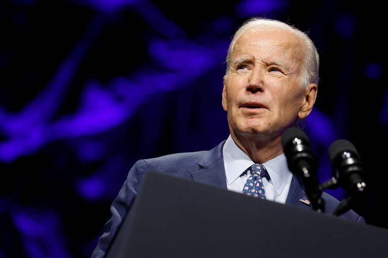 O presidente dos EUA, Joe Biden, discursa durante evento em Washington