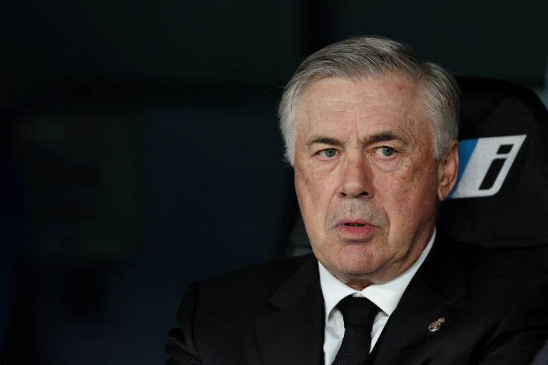 O italiano Carlo Ancelotti, técnico do Real Madrid 