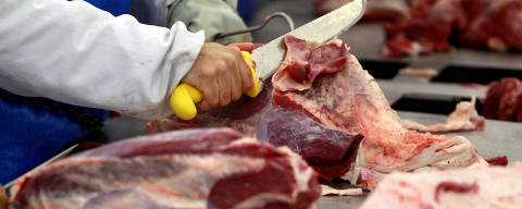 FILE PHOTO: Meat picture 7/10/2011 REUTERS/Paulo Whitaker//File Photo ORG XMIT: FW1