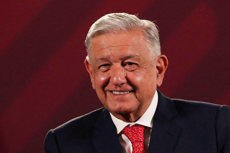 O presidente do México, Andres Manuel Lopez Obrador