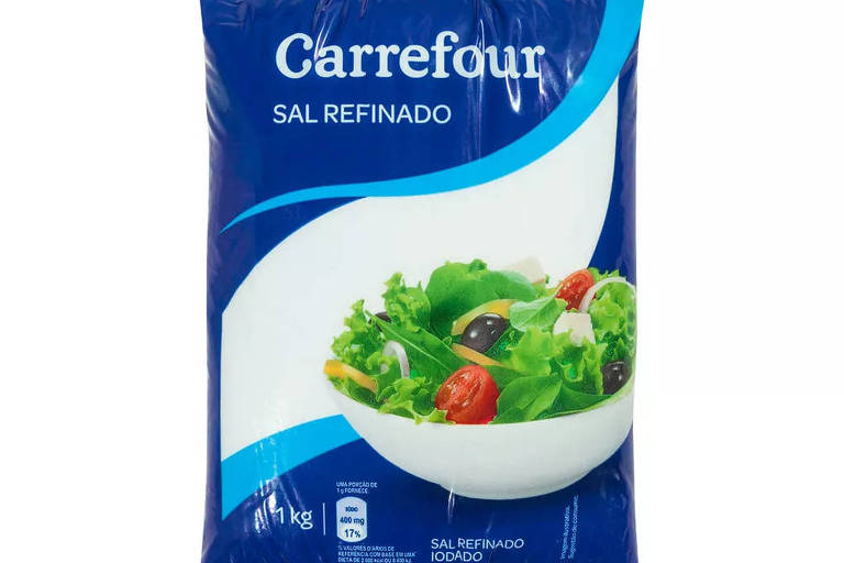 Anvisa proíbe venda de lote de sal da marca Carrefour