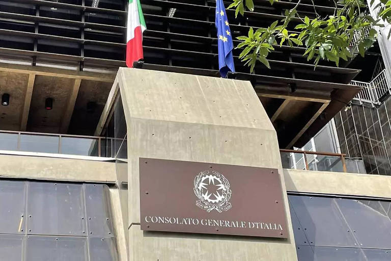 Fachada do consulado italiano em São Paulo, na avenida Paulista