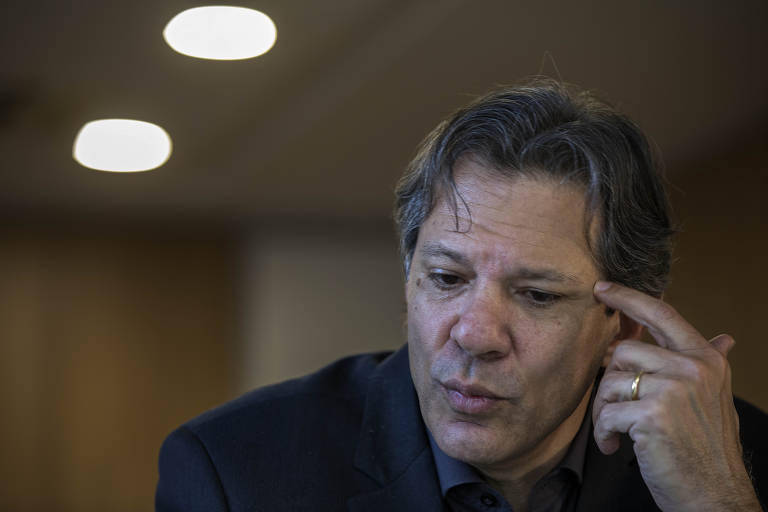 Fernando Haddad em entrevista à Folha, em fevereiro