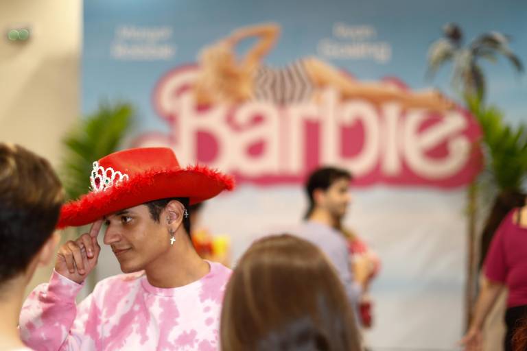 Veja fotos da pré-estreia de 'Barbie' em São Paulo