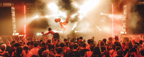 Foto de edição da ODD, festa de música eletrônica de São Paulo