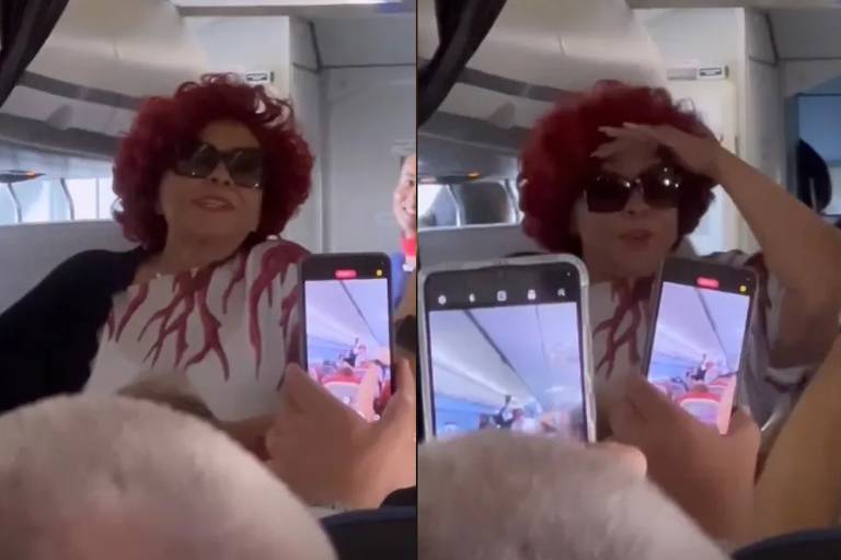 Voo com Alcione a bordo atrasa e artista canta para passageiros; veja vídeo