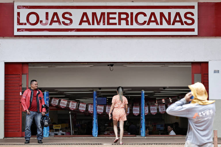 Fachada de loja da Americanas em Brasília